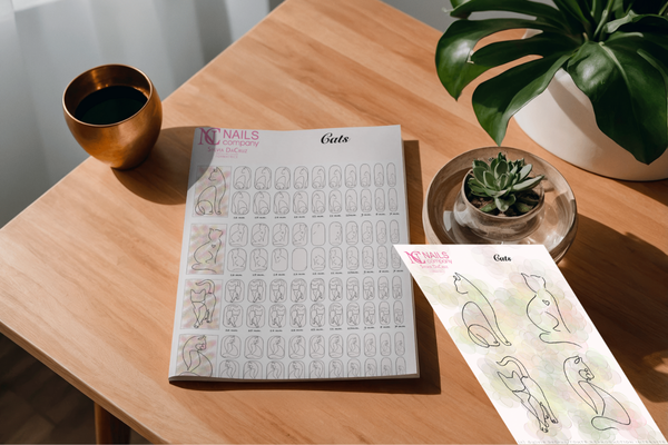 Nail art Planche sticker Cat
