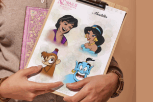 Aladdin nail art sticker