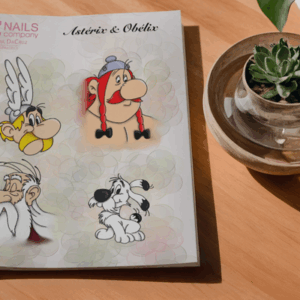 Astérix et Obélix nailart