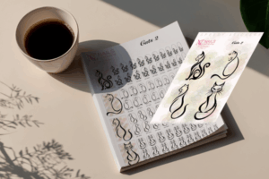 Planche sticker Cat 2 Nail art