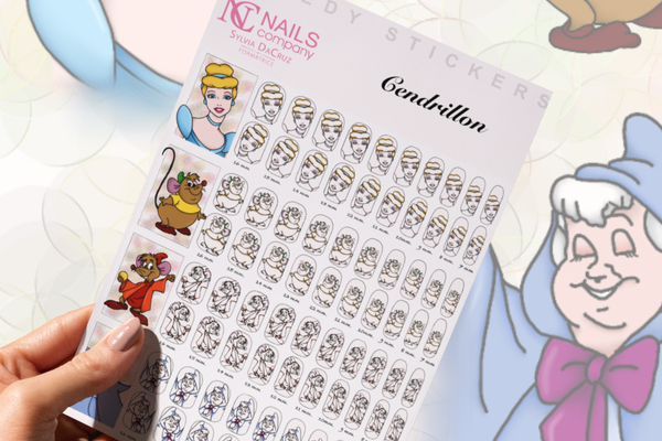 Cendrillon Nail art sticker