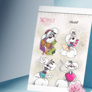 Diddl - Sticker Nail art (2)
