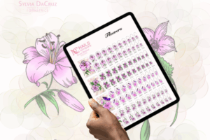 Flowers Nail art sticker