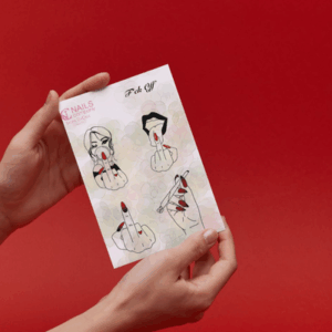 Humour nail art sticker