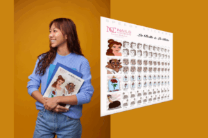 La Belle et la Bete sticker nail art