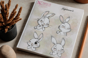 Lapinou's stickers Nail art