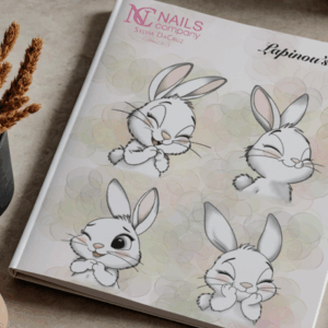 Lapinou's stickers Nail art