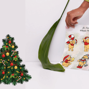Le Noel de Winnie l'Ourson nail art sticker