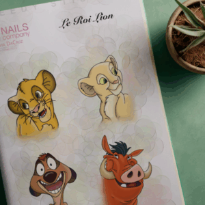 Le Roi Lion Sticker Nail Art