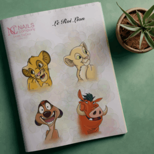 Le Roi Lion Sticker Nail Art