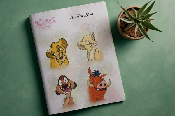 Le Roi Lion Sticker Nail Art