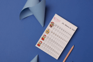 Les Minions de Noel stickers Nail Art
