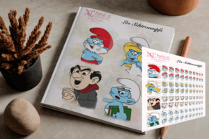 Les Schtroumpfs NAIL ART