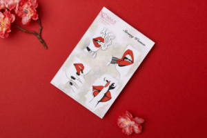 Nail art sticker strong women