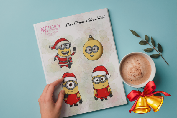Stickers Les Minions de Noel