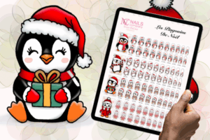 Stickers Noel Les Pingouins de Noel