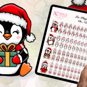 Stickers Noel Les Pingouins de Noel