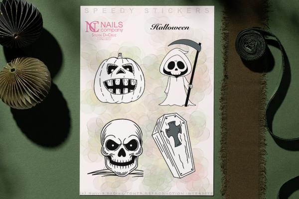Stickers nail art Halloween