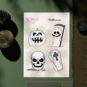 Stickers nail art Halloween