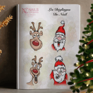 Stickers nail art Les Déglingos de Noel