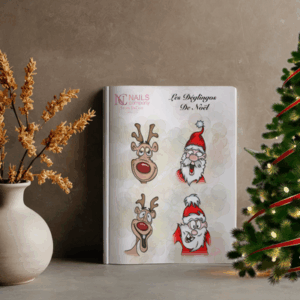 Stickers nail art Les Déglingos de Noel