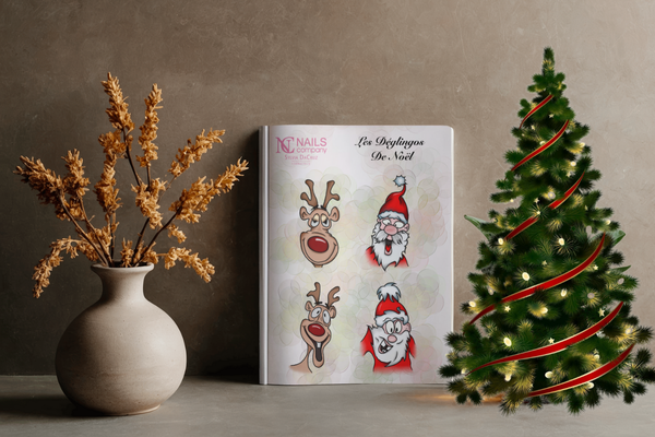 Stickers nail art Les Déglingos de Noel