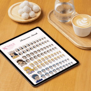 Stickers nail art Princesse Sarah