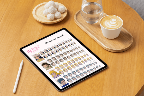 Stickers nail art Princesse Sarah