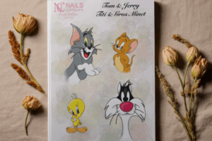 Tom&Jerry Titi&grosminet stickers nail art