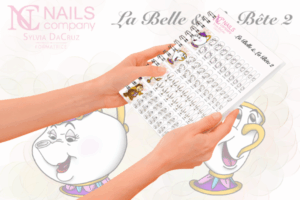 sticker nail art La Belle et la Bete 2