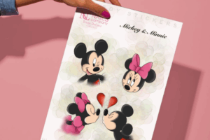 stickers nail art Mickey et Minnie