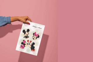 stickers nail art Mickey et Minnie