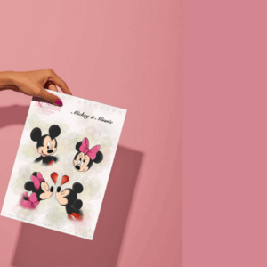 stickers nail art Mickey et Minnie
