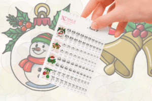 stickers nail art Noel 2