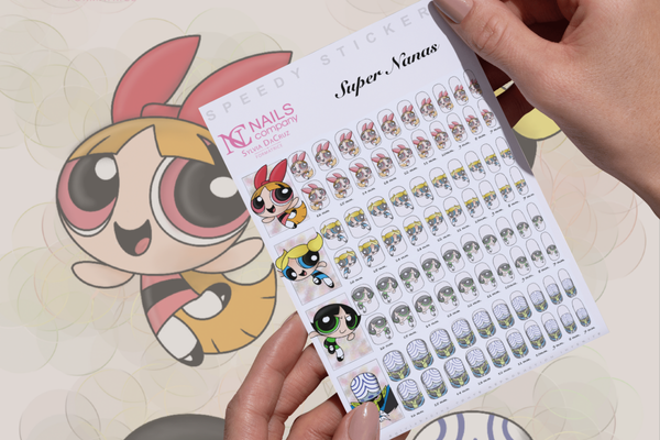 Planche Stickers "Super nanas" – Image 2