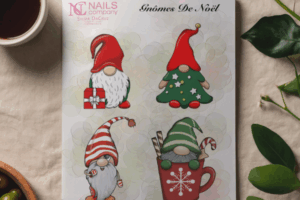 Gnomes de Noël nail art sticker