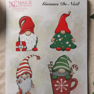 Gnomes de Noël nail art sticker