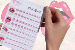 Nail art stickers Pinklips2