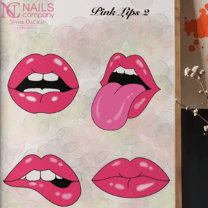 Pinklips2 nail art stickers