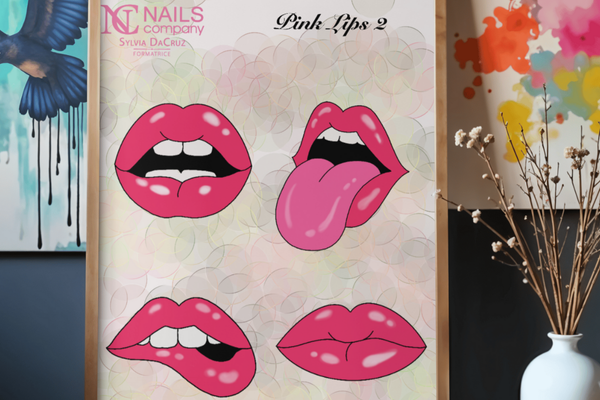 Pinklips2 nail art stickers