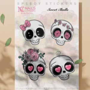 Planche Stickers "Sweet Skulls"
