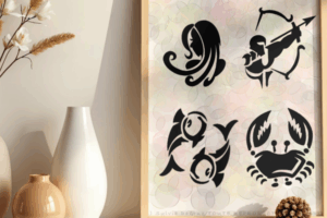 Zodiaque3 nail art stickers