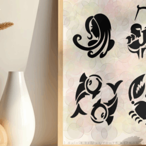 Zodiaque3 nail art stickers