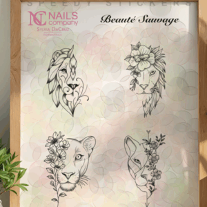 beaute sauvage nail art stickers