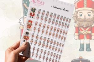 nail art sticker Nutcrackers