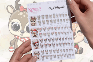 nail art sticker Cerf'Rigolo