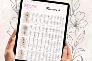 nail art stickers Flowers3