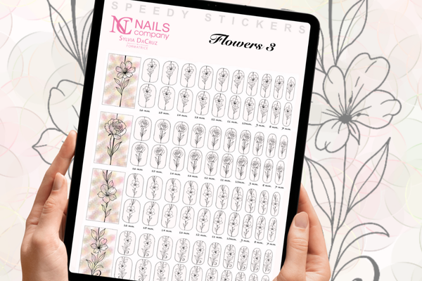 nail art stickers Flowers3
