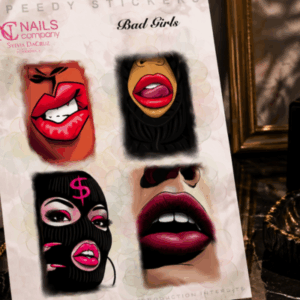 Planche Stickers "Bad Girls"